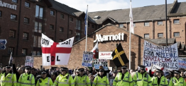 15 arrested in Manchester as EDL members fight each other